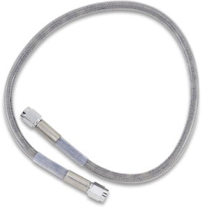 Universal Brake Line Silver, Clear-coated