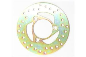 Round D-series Fixed Offroad Brake Rotor Gold, Polished Steel, Stainless Steel, Zinc