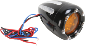 Deep Cut Factory Style Turn Signals W/ Led Fire Ring Black