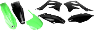 Set complet de piese de schimb din plastic pentru caroserie, negru, verde, 1, nordicamoto.ro