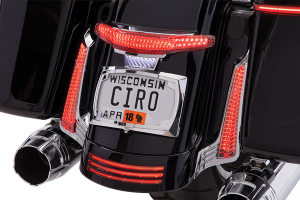 Latitude Taillight And License Plate Mount Chrome, 2, nordicamoto.ro