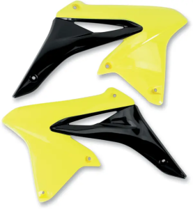 Replacement Radiator Shrouds Black, Yellow 