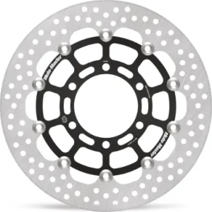 Halo Series Floating Rotor Black, Silver, Stainless Steel 