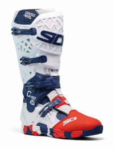 Cizme Sidi Crossair X White/Navy/Red