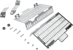 Radiator Guard Brushed Aluminum, 1, nordicamoto.ro