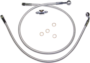 Braided Dot Rear Brake Line Kit Chrome, Sterling Chromite® Ii, 2, nordicamoto.ro