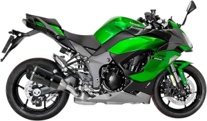 Tobă de eșapament LeoVince Factory S Black Edition Slip-On pentru Kawasaki, 2, nordicamoto.ro