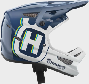 Casca Copii Husqvarna Status Blue/White, nordicamoto.ro