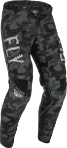 Pantaloni MX Fly Kinetic S.E. Tactic Black-Grey -Camo