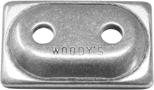 Angled Double Digger® Backing Plates Silver