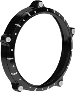 Headlight Bezel 5.75(r) Chrono Contrast Cut Black, 1, nordicamoto.ro