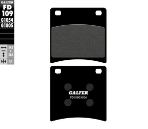 Semi-metallic Brake Pads