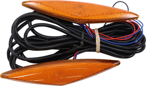 Amber Led Marker Lights Amber, 5, nordicamoto.ro