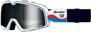 Ochelari 100%  Barstow Lucien Mirror Silver, 1, nordicamoto.ro