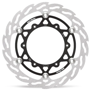Flame Series Floating Rotor Black, Silver