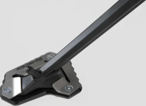 Extensie pentru piciorul suportului lateral, negru, argintiu, 1, nordicamoto.ro