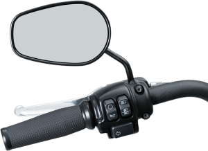 Mirror Stem Extenders Black, Gloss, 1, nordicamoto.ro