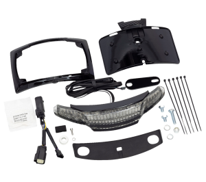 Latitude Taillight And License Plate Mount Black, 3, nordicamoto.ro
