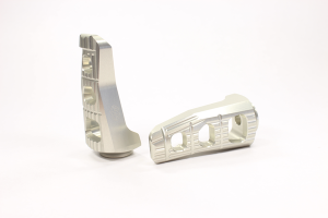 Uf20 Footrest Kit Silver, 2, nordicamoto.ro