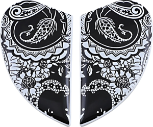 Placi laterale casca Icon Airform™ Black/White ONE SIZE, 1, nordicamoto.ro