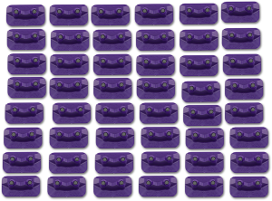 Pro Series Super Lite Backing Plates Purple, 1, nordicamoto.ro