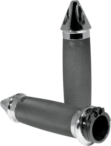 Custom Spike End Grips Silver