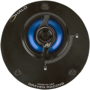 Halo Fuel Cap Black, Blue, 1, nordicamoto.ro