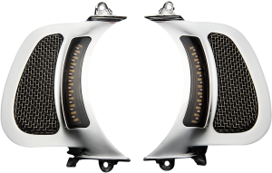 Genesis® 4 Dynamic Led Road Glide® Vent Inserts Chrome, 1, nordicamoto.ro