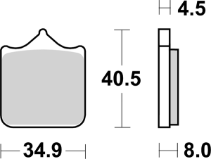 Ds Racing Dual Sintered Brake Pads