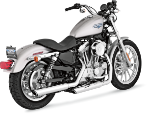 3(r) Round Twin Slash Slip-on Mufflers Black 