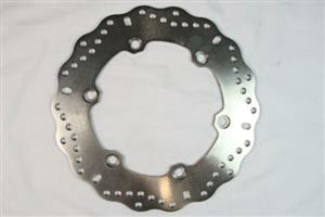 Contour Fixed Brake Rotor Silver, Stainless Steel