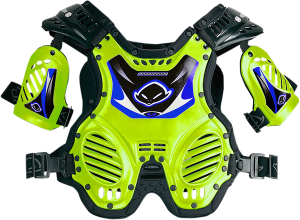 Child Shockwave Chest Protector Black, Yellow