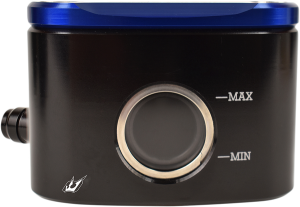 Halo Fluid Container Blue, Anodized