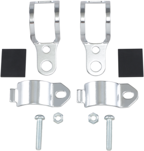 Universal Fork-mount Marker Light Brackets Chrome, 1, nordicamoto.ro