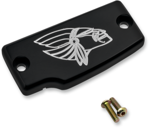 Rear Master Cylinder Cover Black, Anodized