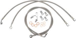 Stainless Steel Brake Line Kit Silver