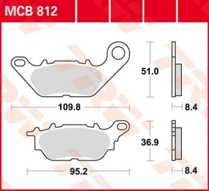 Plăcuțe de frână ceramice universale, 1, nordicamoto.ro