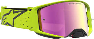 Ochelari Alpinestars Supertech Vesta Galben Fluo/Negru/Lentila Colorata, 3, nordicamoto.ro