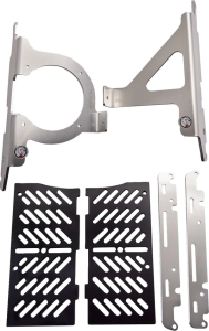 Xtrem Radiator Guards Black, Silver, nordicamoto.ro
