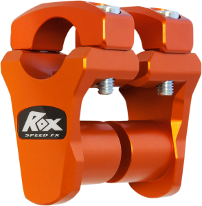 Pivoting Handlebar Riser For 1-1/8(r) Bar Clamp Orange