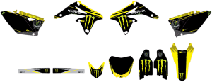 Complete Graphics Kit Black, Yellow 