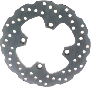 Contour Fixed Brake Rotor Silver, Stainless Steel