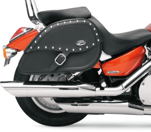Desperado Rigid-mount Specific-fit Teardrop Saddlebags For Kawasaki Black