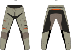 Pantaloni KTM Defender Orange/Safari