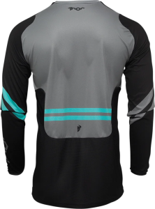 Tricou copii Thor Pulse Cube Black/Mint 2XS, 2, nordicamoto.ro