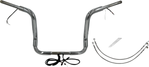Plug & Play Ez Install 1-1/2(r) Round Top Handlebar Kit Silver, 1, nordicamoto.ro