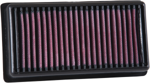High-flow Air Filter Black, Red