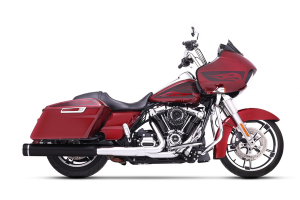 Muffler Slip-on 4.5(r) Duals For Touring Black