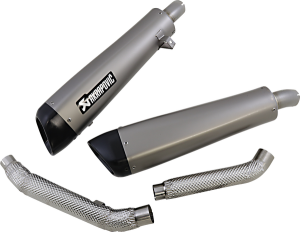 Titanium Slip-on Line Muffler Silver 