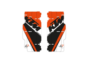 Trophy Rad Louvers Black, Orange, White